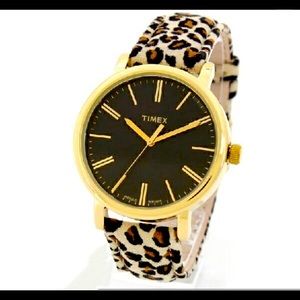 Timex Originals Leopard Band watch . New in box.